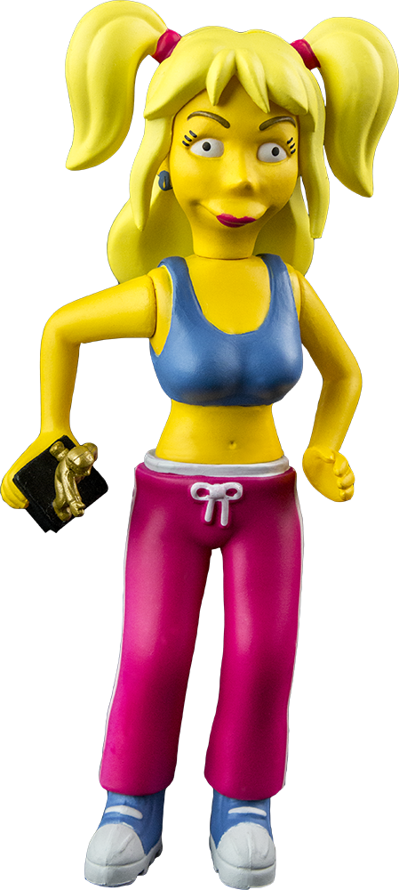 Britney Spears 5" Action Figure - Neca The Simpsons 25th Anniversary 5" Action Figure (449x1000), Png Download
