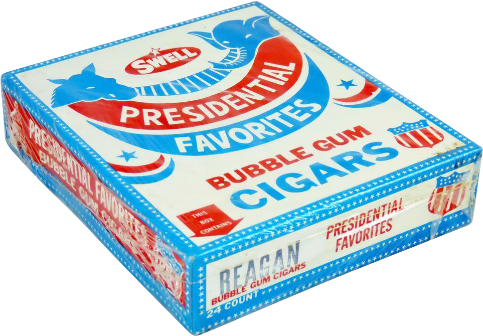 Ronald Reagan Swell Bubble Gum Cigars - Cigars (962x962), Png Download