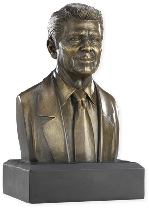 6 Inch Ronald Reagan Bust - Ronald Reagan Bust - Free Transparent PNG