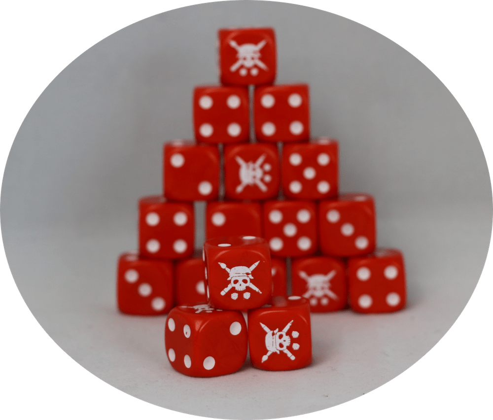Red Dice Pyramid - Tabletop Game (1000x852), Png Download