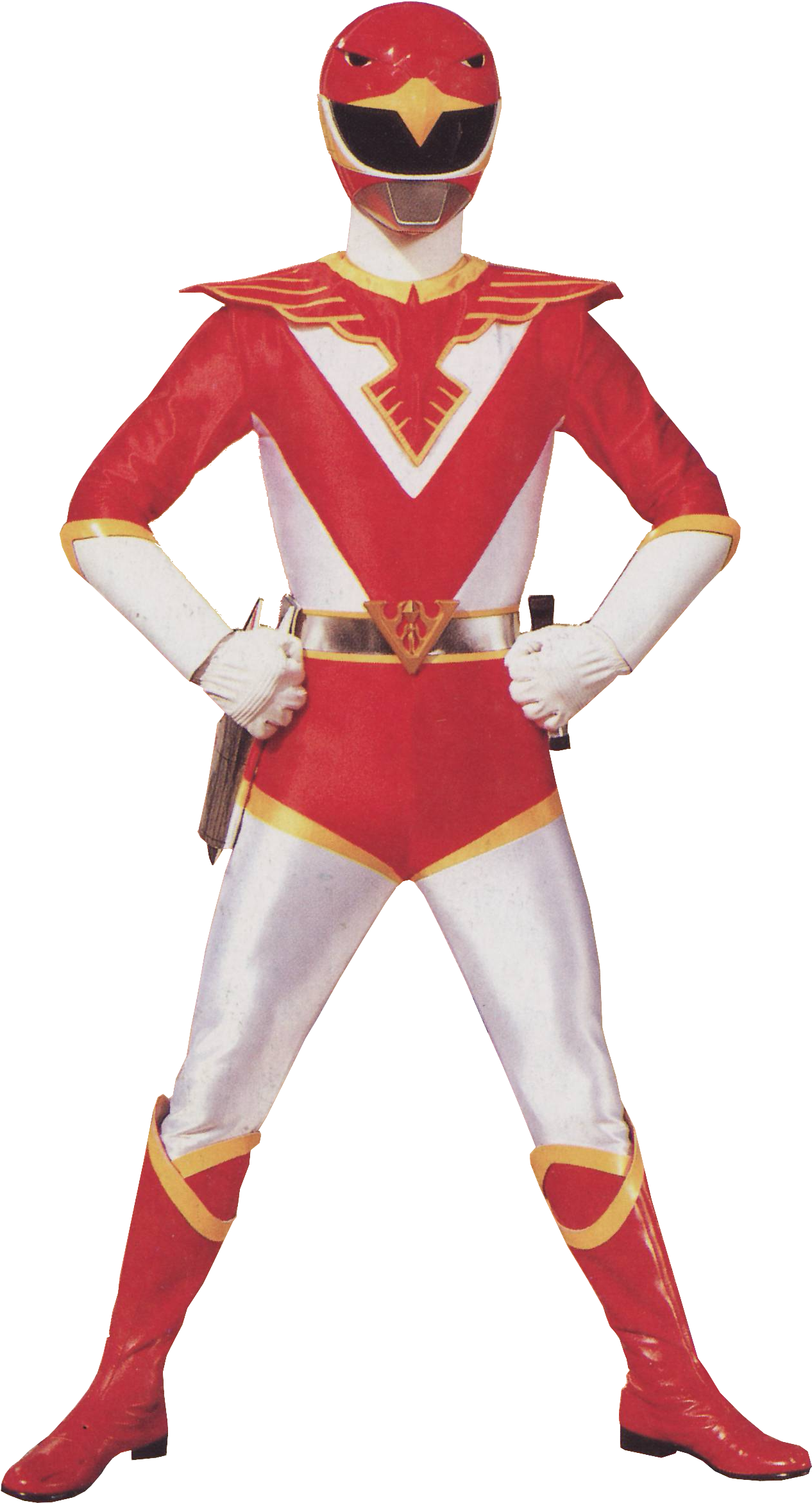 Jet-red - Jetman Green Eagle (1308x2372), Png Download