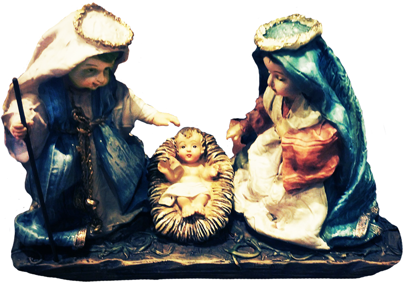 Christmas Nativity Scene - Christmas Day (827x595), Png Download