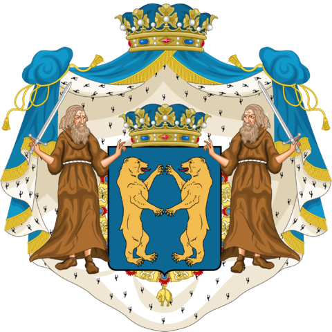 Coat Of Arms Of New Venice - Heraldry Generic Mantle (480x480), Png Download