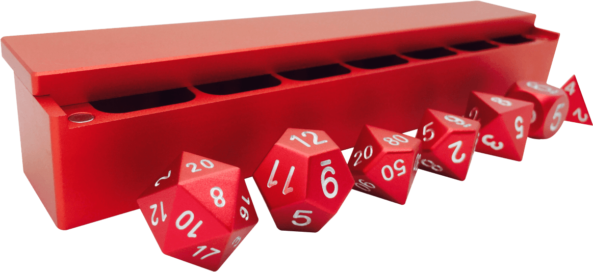 Precision Cnc Aluminum Dice Set With Dice Vault Devils - Mysimple Products Custom & Unique {standard Medium} (1200x900), Png Download