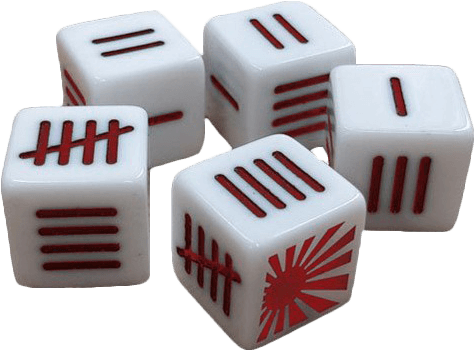 Blood Red Skies British Dice (709x709), Png Download