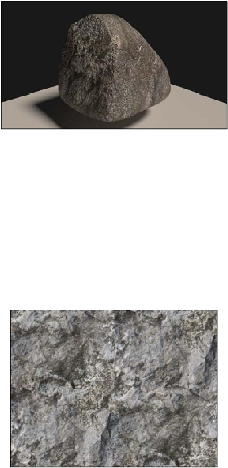 The Tileable Rock Image Texture Provided With This - Boulder (646x1107), Png Download