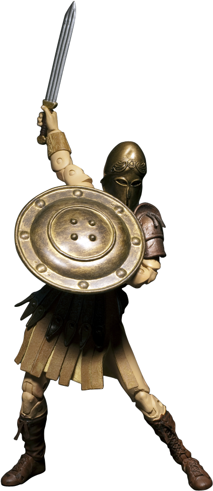 Spartan 6" All-vinyl Figure With Your Face - Face (470x1023), Png Download
