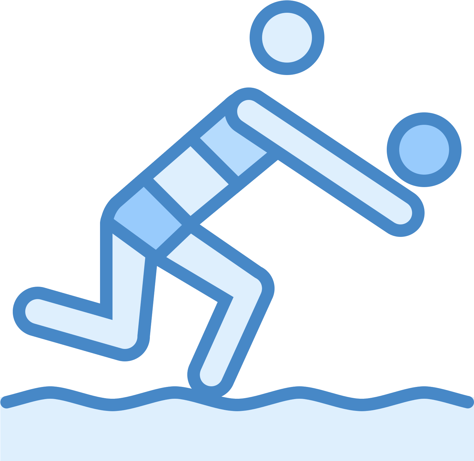 Beach Volleyball Clipart Png - Colored Volleyball Transparent Png (1600x1600), Png Download