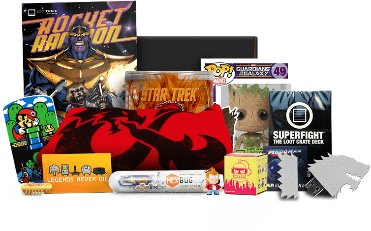 Loot Crate - Skottie Young Rocket Raccoon #1 Lootcrate Variant Edition (806x501), Png Download