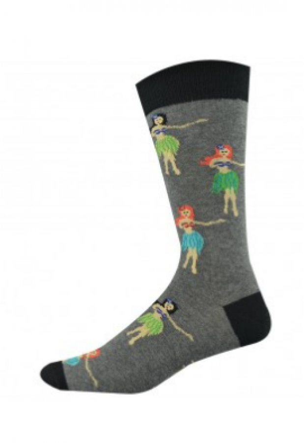 Bamboozld Mens Hula Girl Socks - Sock (900x900), Png Download