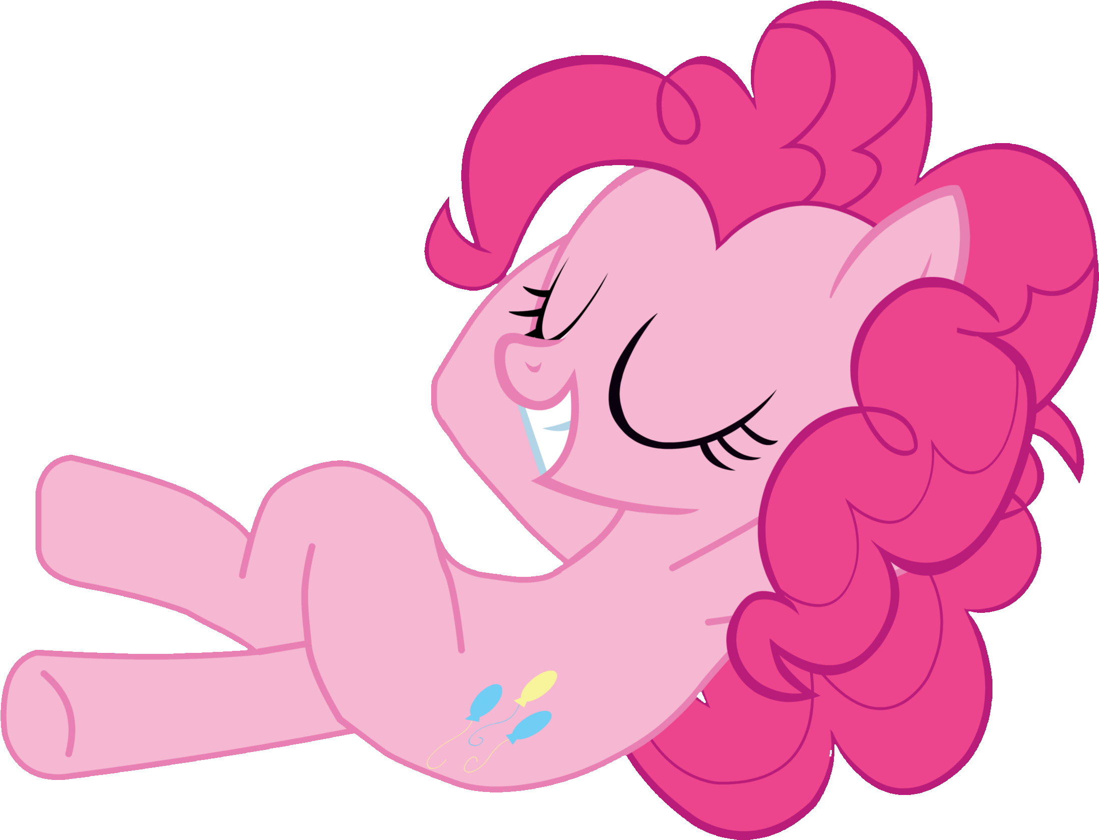 Freeuse Library My Little Pony Pinkie Pie Relaxing - Pinkie Pie Relaxing (2255x1710), Png Download
