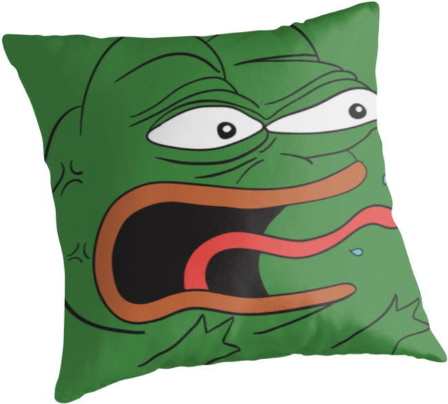 Angry Pepe The Frog - Pepe The Frog (875x875), Png Download