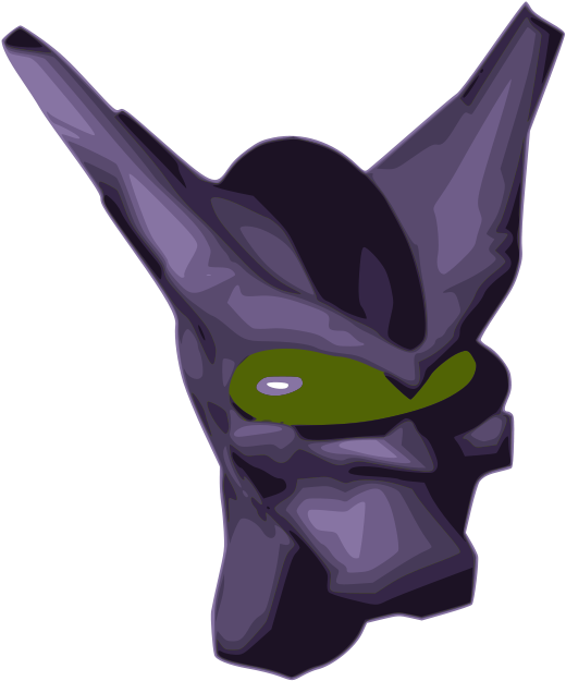 This Free Clipart Png Design Of Am Alien Head 2 (637x900), Png Download