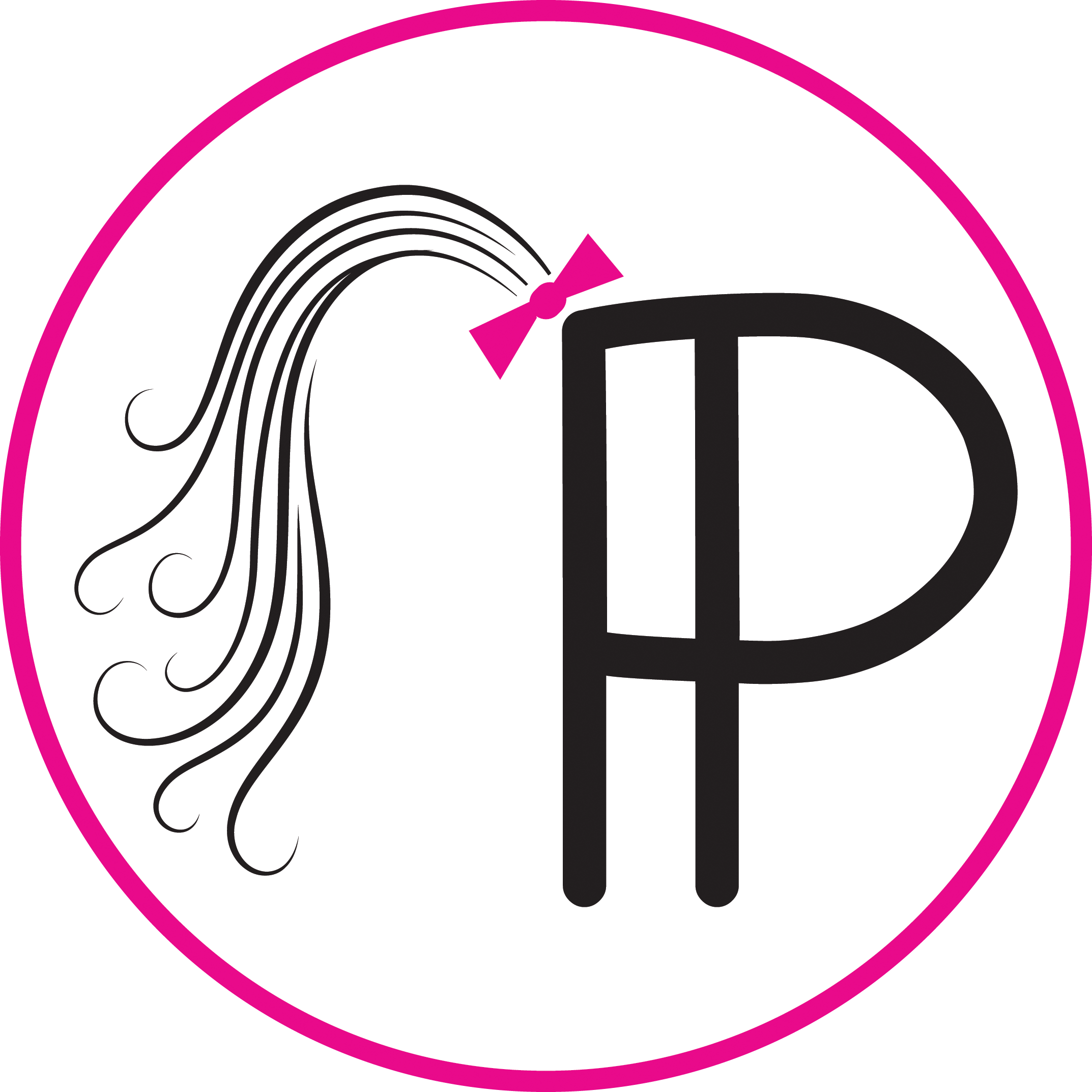Ponytail Posse Logo - Ponytail Logo (2146x2146), Png Download