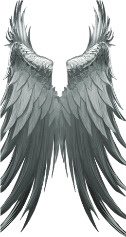 Silver Icarus Wings - Icarus Wings Transparent (258x535), Png Download