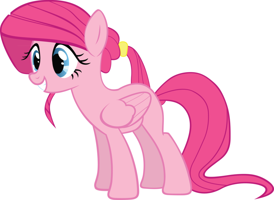 Aaramus, Fluttershy, Palette Swap, Pegasus, Pinkie - Pinkie Pie As A Pegasus (900x658), Png Download