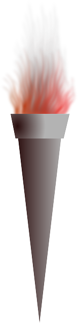 Torch, Fire, Flame - Tochas De Fogo Em Png (320x640), Png Download