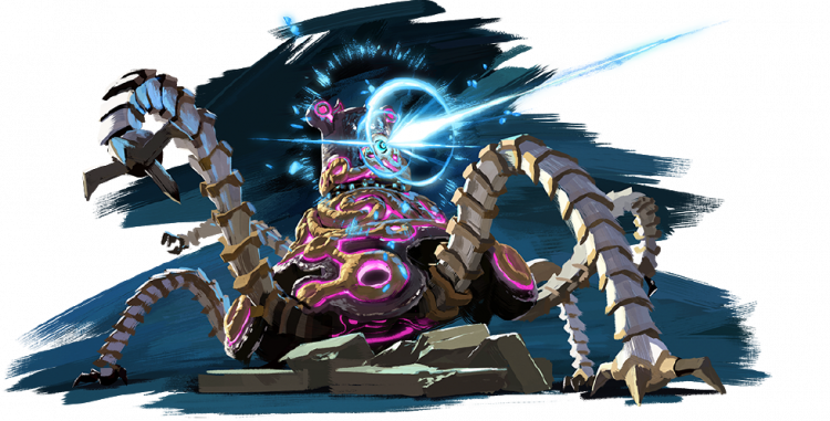 Legend Of Zelda Breath Of The Wild Guardian (750x381), Png Download