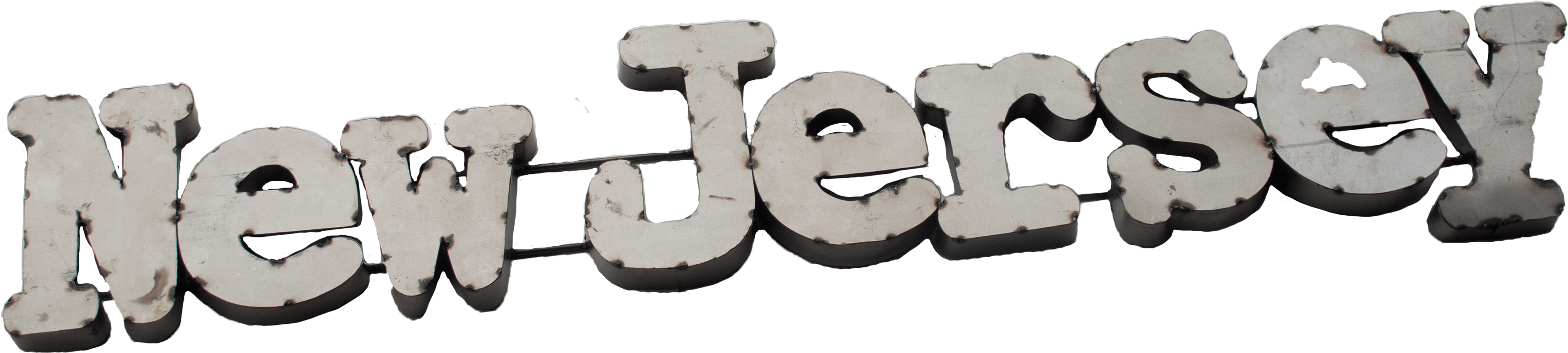 New Jersey Wall Sign - Chain (3881x3583), Png Download