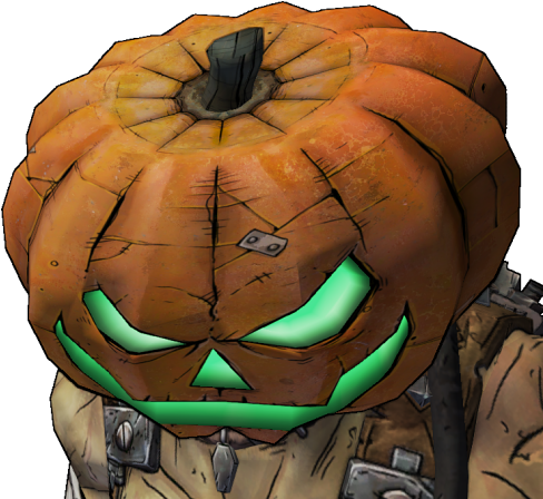 Krieg From Borderlands 2 Halloween Cosplay, "my Head - Borderlands Krieg Pumpkin Head (503x462), Png Download