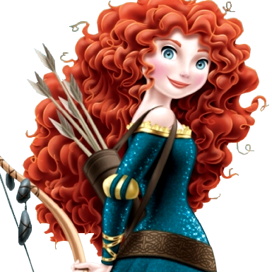 Merida Png - Princesa Merida Disney Png (385x385), Png Download