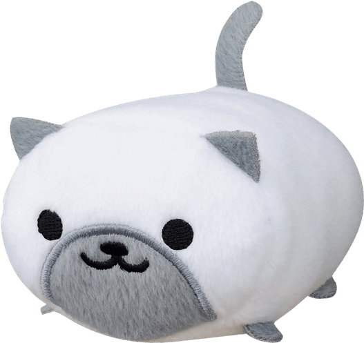 Neko Atsume Marshmallow Plush (600x600), Png Download