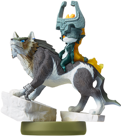 The Wolf Link Amiibo From The Twilight Princess Release - Wolf Link Amiibo (500x537), Png Download