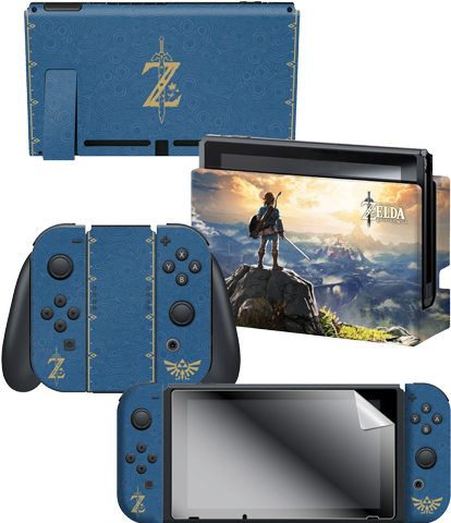 Cg - Switch - Zelda - Breath Of The Wild - Link Hilltop - Nintendo Switch - Legend Of Zelda: Breath (640x480), Png Download