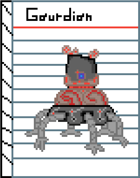 Guardian Zelda Breath Of The Wild - Diagram (600x1062), Png Download