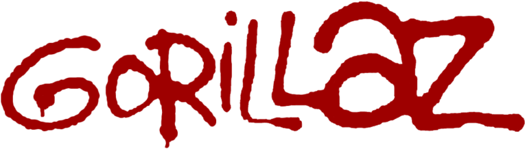 Gorillaz Logo (790x239), Png Download