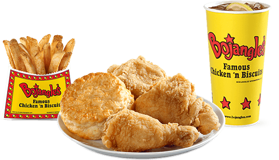 3 Piece Dinner - Three Piece Chicken Dinner (600x365), Png Download