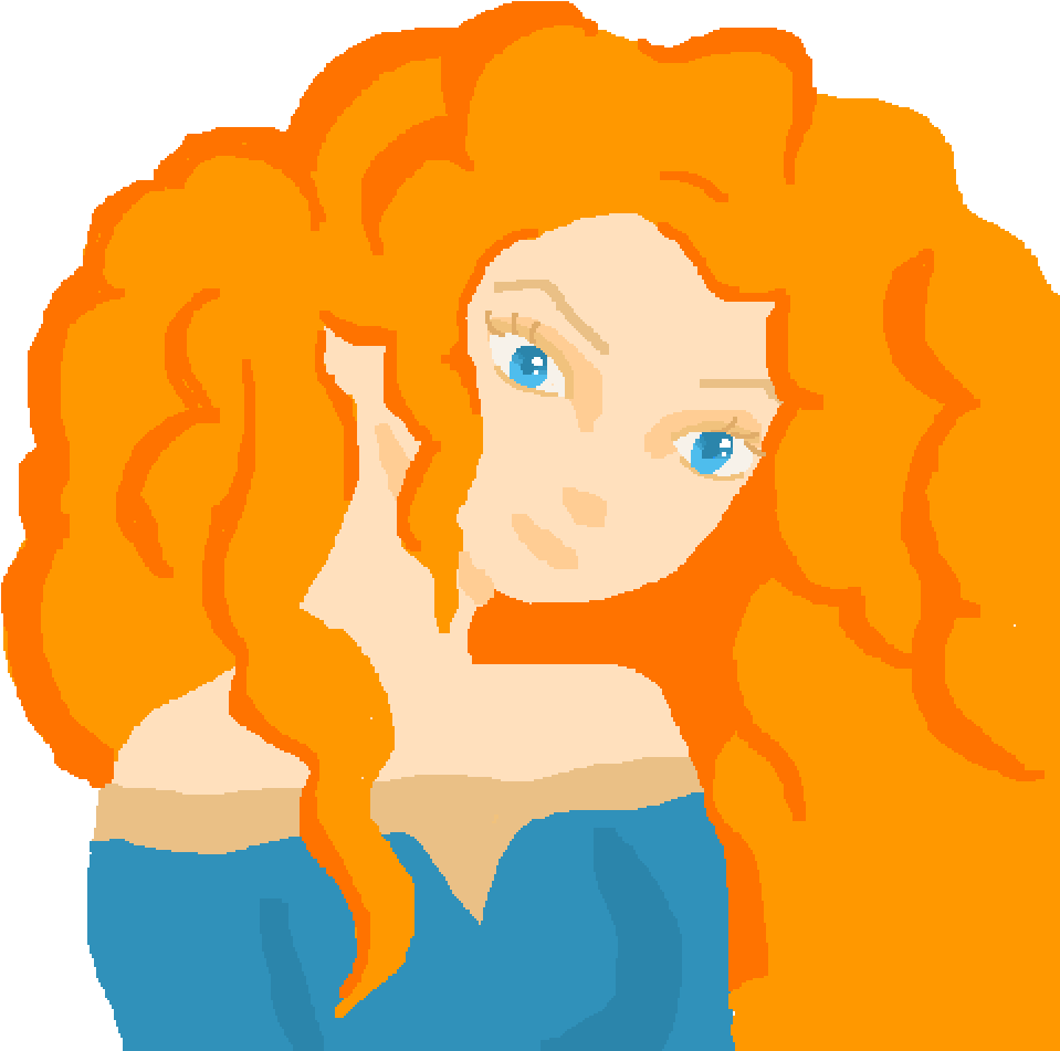 Merida - Illustration (1000x1000), Png Download