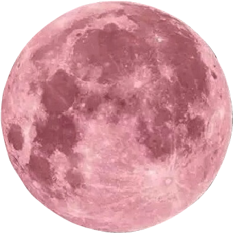 Transparent Circle Tumblr - Transparent Pink Moon (371x377), Png Download