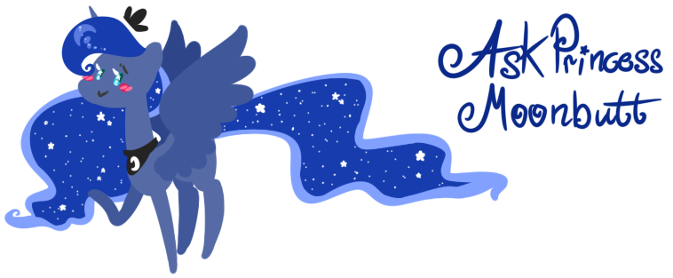 Askprincessmoonbutt, Ask Princess Moonbutt, Princess - Illustration (800x320), Png Download