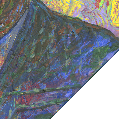 Much Looser Application Of Van Gogh Style Impressionistic - Still Life (400x400), Png Download