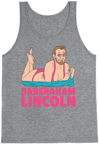 Baberaham Lincoln Tank Top - Sex Is Cardio (484x484), Png Download