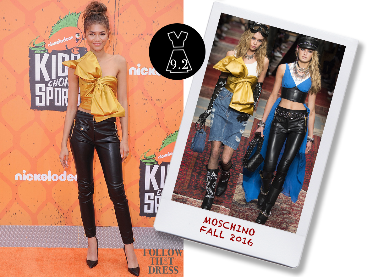 Zendaya In Moschino Fall - Zendaya Moschino (1168x880), Png Download