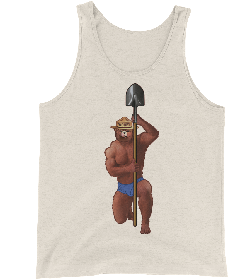 Woofy The Bear Tank Top Swish Embassy - Woofy The Bear (long Sleeve) (1000x1000), Png Download