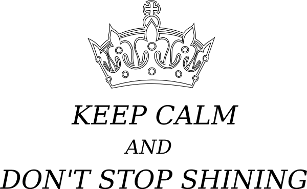 Svg Transparent Stock Keep Calm Crown Clip Art At Clker - Clip Art Keep Calm (600x369), Png Download