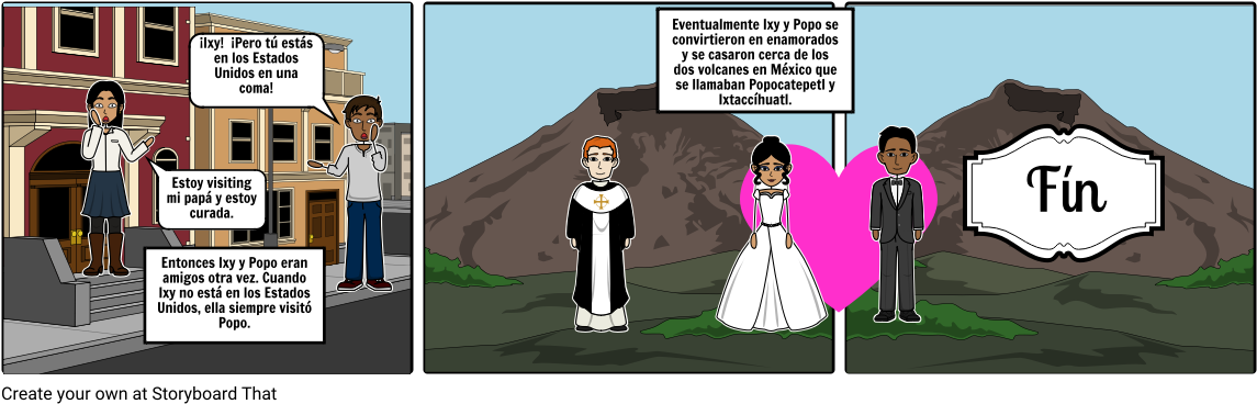 Los Novios - Cartoon (1164x385), Png Download