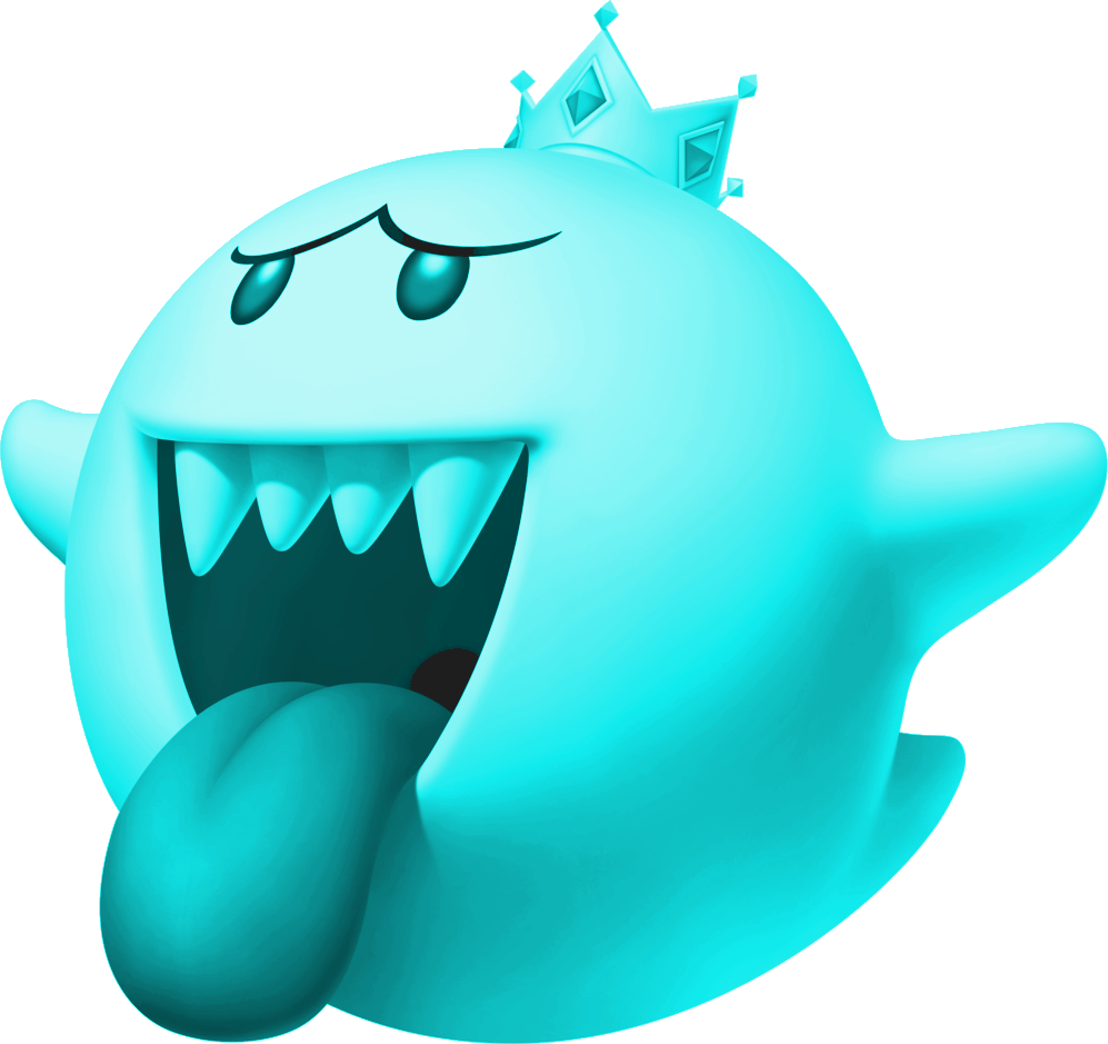 Frosty King Boo Artwork - Bomb King Super Mario (997x939), Png Download