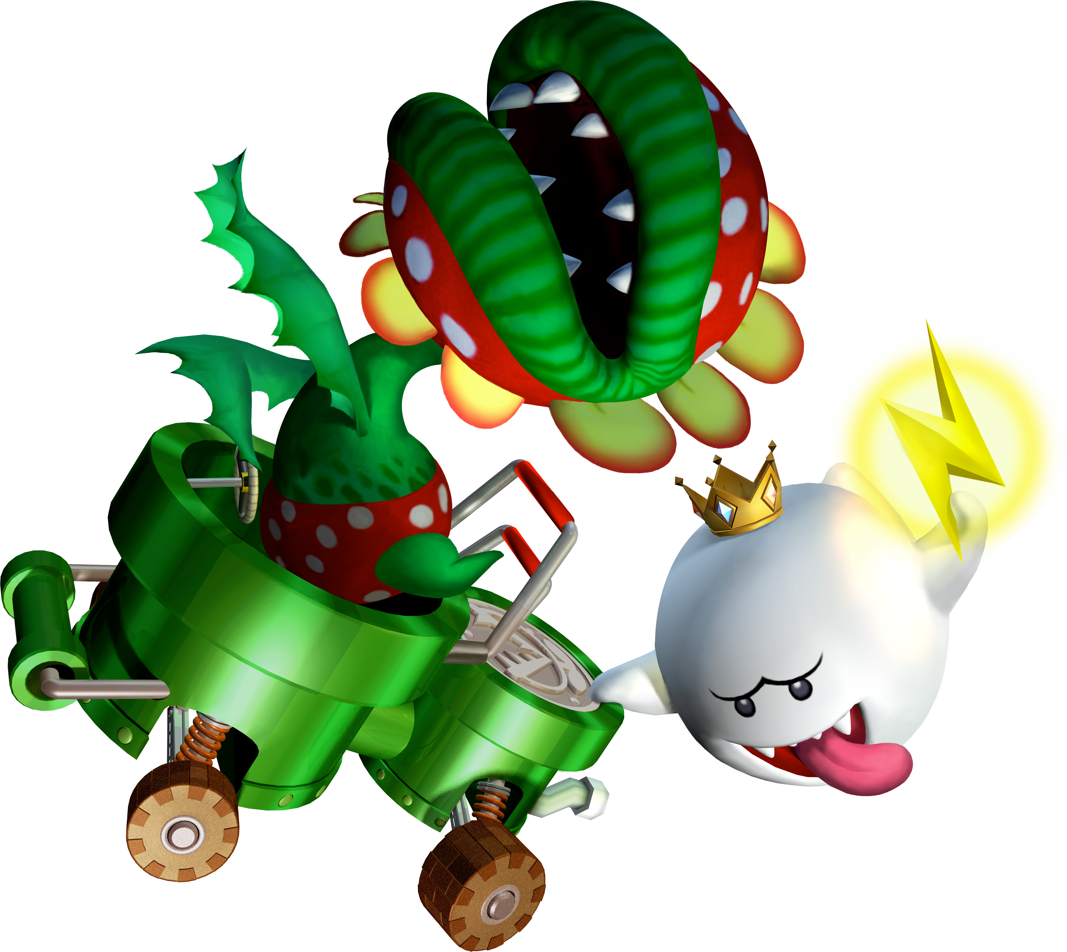 Image - ' - Mario Kart Double Dash Petey Piranha (3546x3163), Png Download