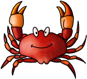 Cartoon Animals - Cartoon Crab With 10 Legs (420x420), Png Download