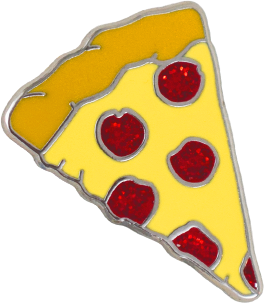 Pizza Emoji Pin - Pin (710x710), Png Download