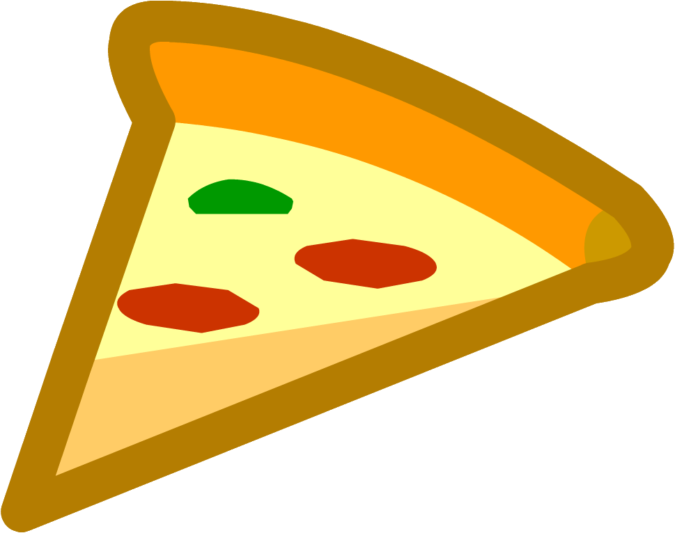 Pizza Emote - Png - Club Penguin Pizza Emote (969x766), Png Download