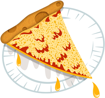 Dollar Slice Pizza Emoji - New York City (400x345), Png Download