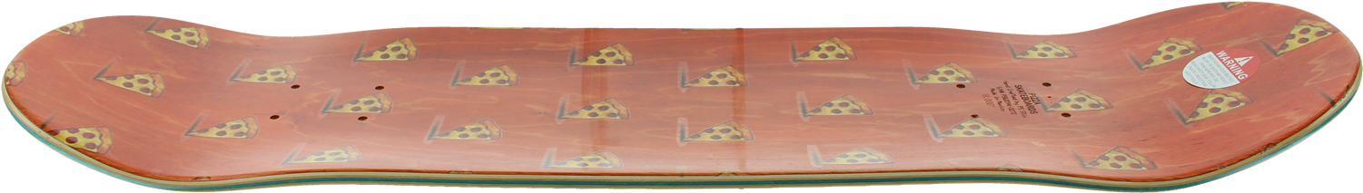 Pizza Emoji Pattern Skateboard Deck - Skateboard Deck (1500x1500), Png Download
