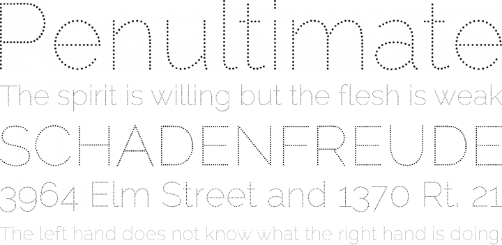 Raleway Dots Font Phrases - Calligraphy (720x352), Png Download