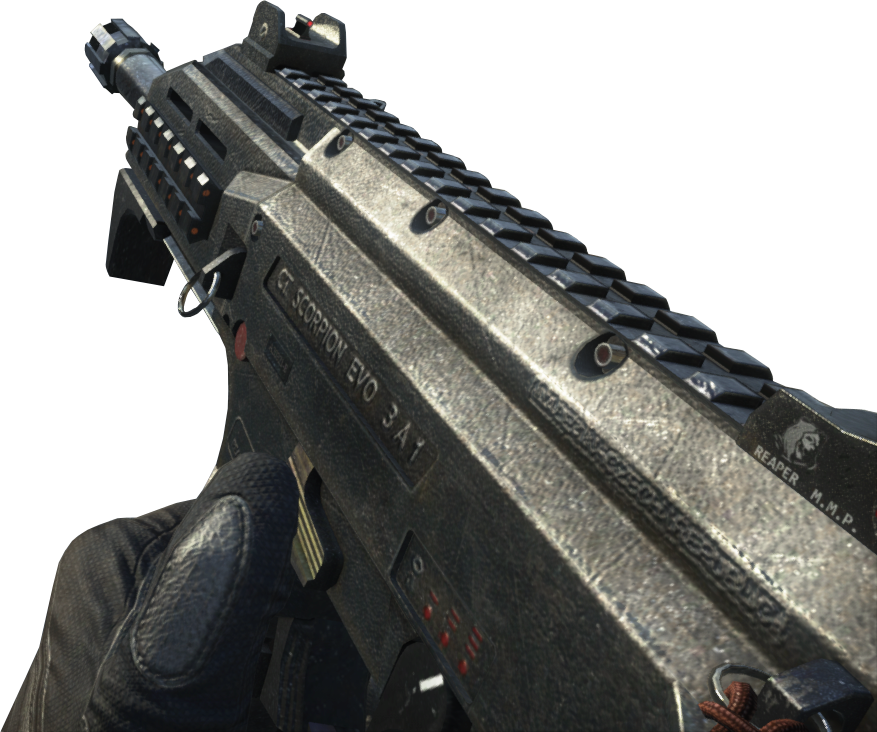 Skorpion Evo Call Of Duty Wiki Fandom - Skorpion Evo Black Ops 2 (877x732), Png Download