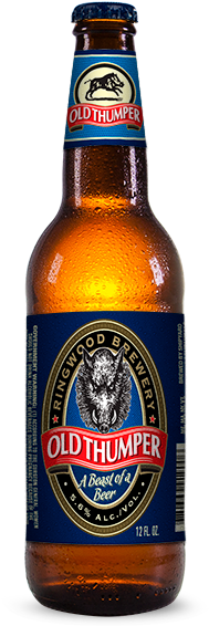 Old Thumper Ale - 12 Fl Oz Bottle (449x660), Png Download